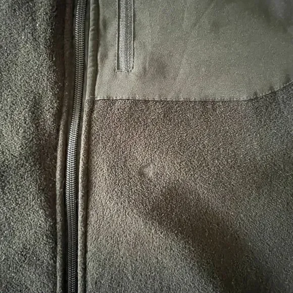 New Balance Men's Black Sherpa Fleece Funnel Neck Full-Zip Jacket coat Size L - Picture 11 of 12